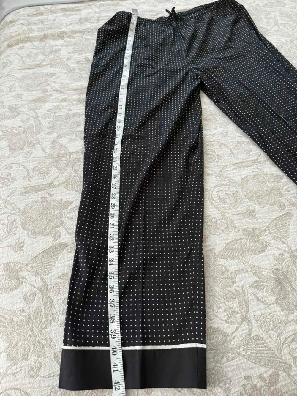 Pajamas Polka-Dot Cotton-Blend Lawn Sleep Set Lauren Size XL